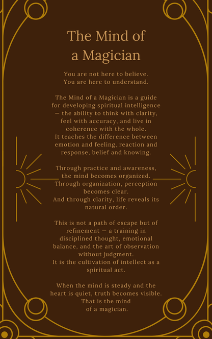 The Mind of the Magician