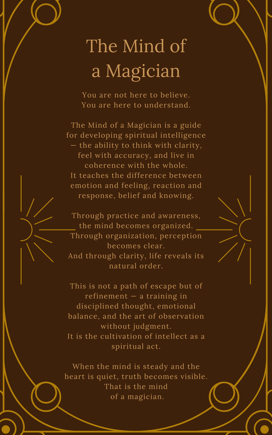The Mind of the Magician